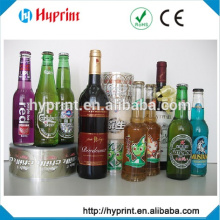 Self-adhesive sticker for baverage bottle